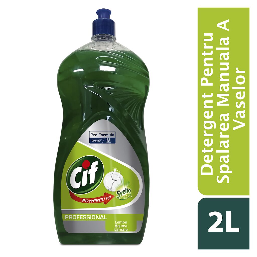 Cif Professional Detergent Pentru Spălarea Manuală A Vaselor Lemon 6x2L